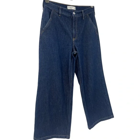 Abercrombie & Fitch High Rise Wide Leg Jean SZ 28 New - Picture 4 of 9